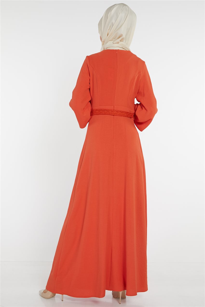 فستان-أحمر قرميدي ar-22107-58