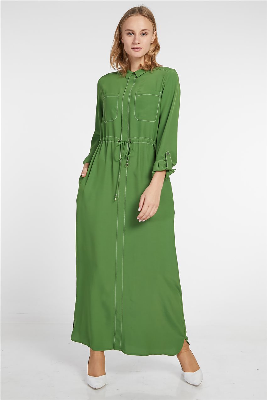 Yeşil Elbise KA-B9-23079-25