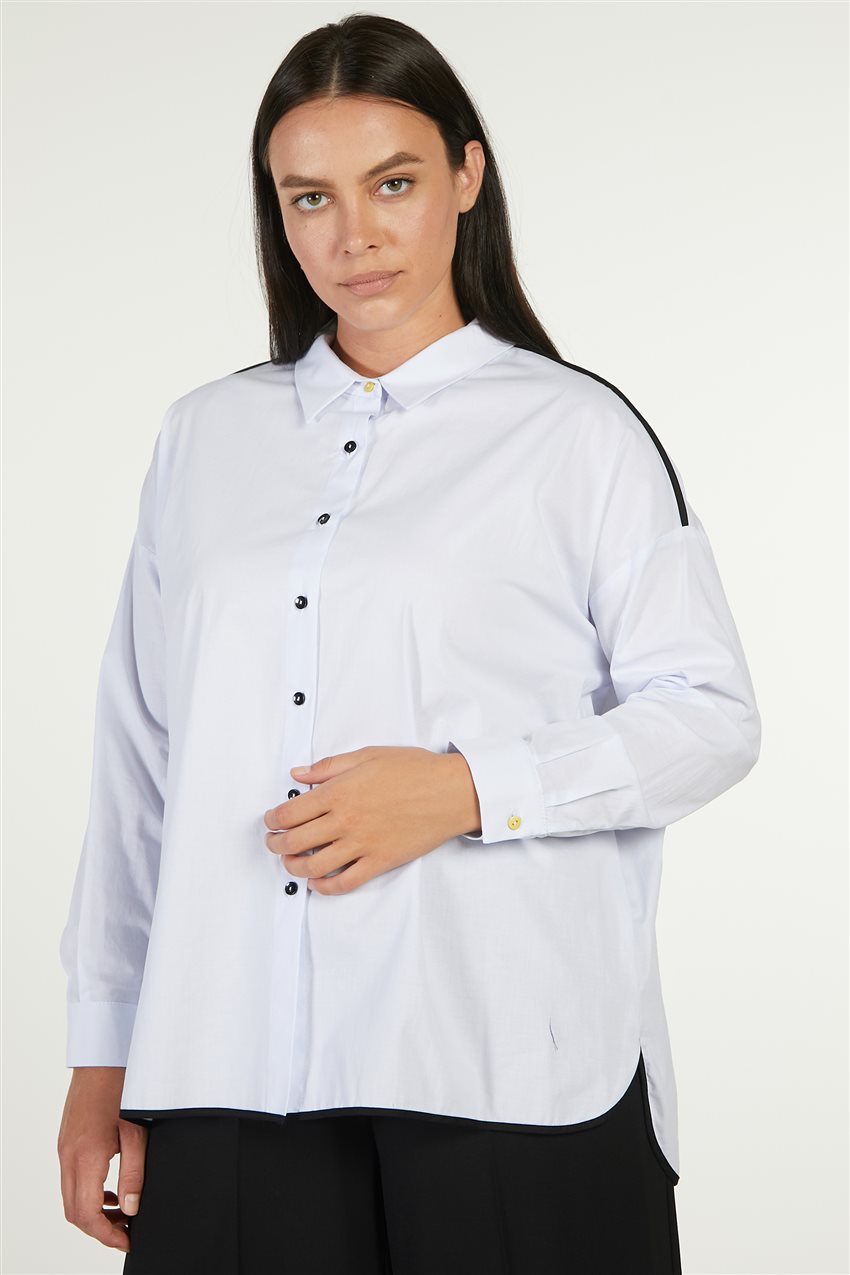 قميص أبيض أبيض KA-B9-11018-02