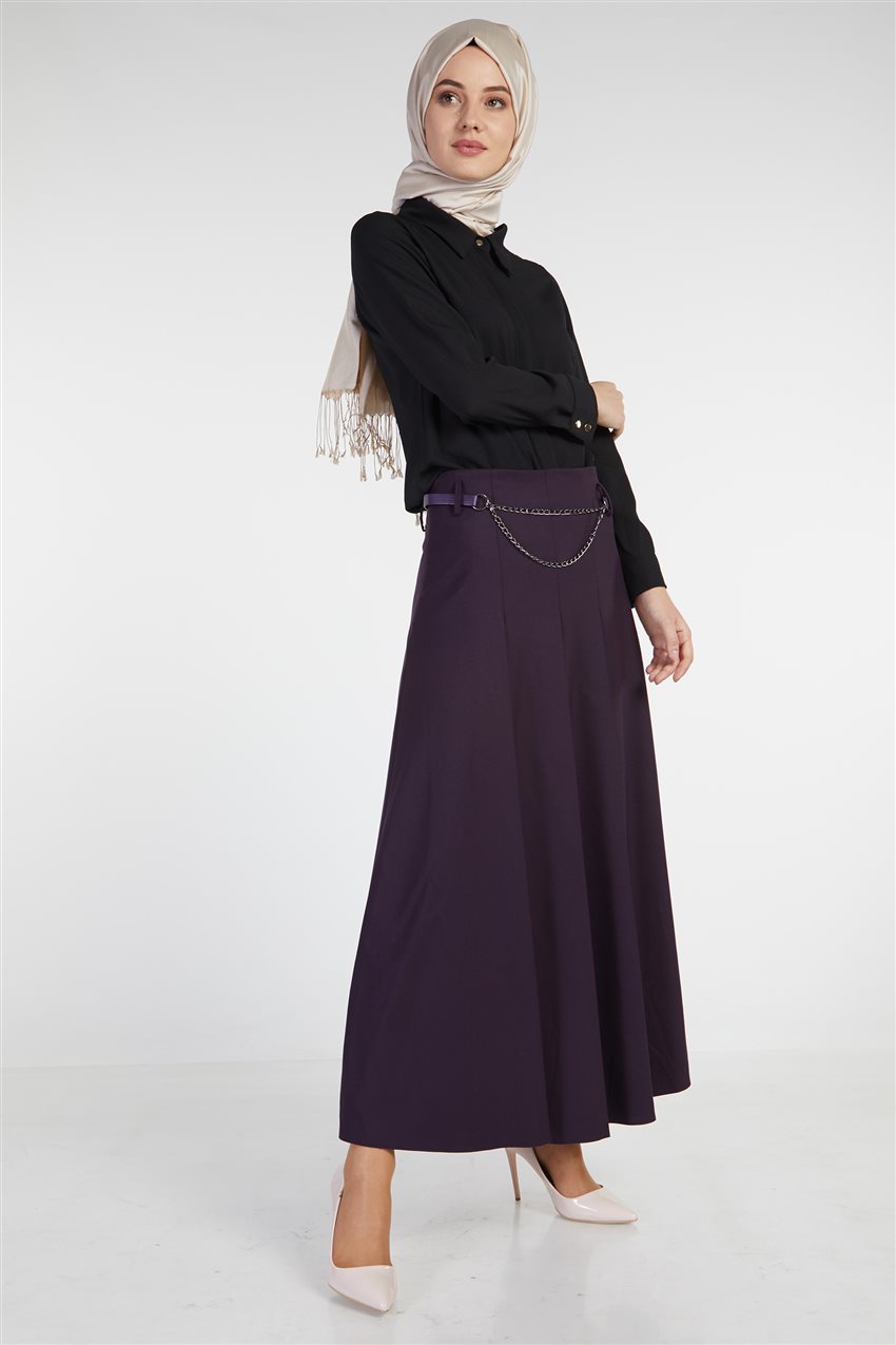 Skirt-Purple TK-Z3606-19