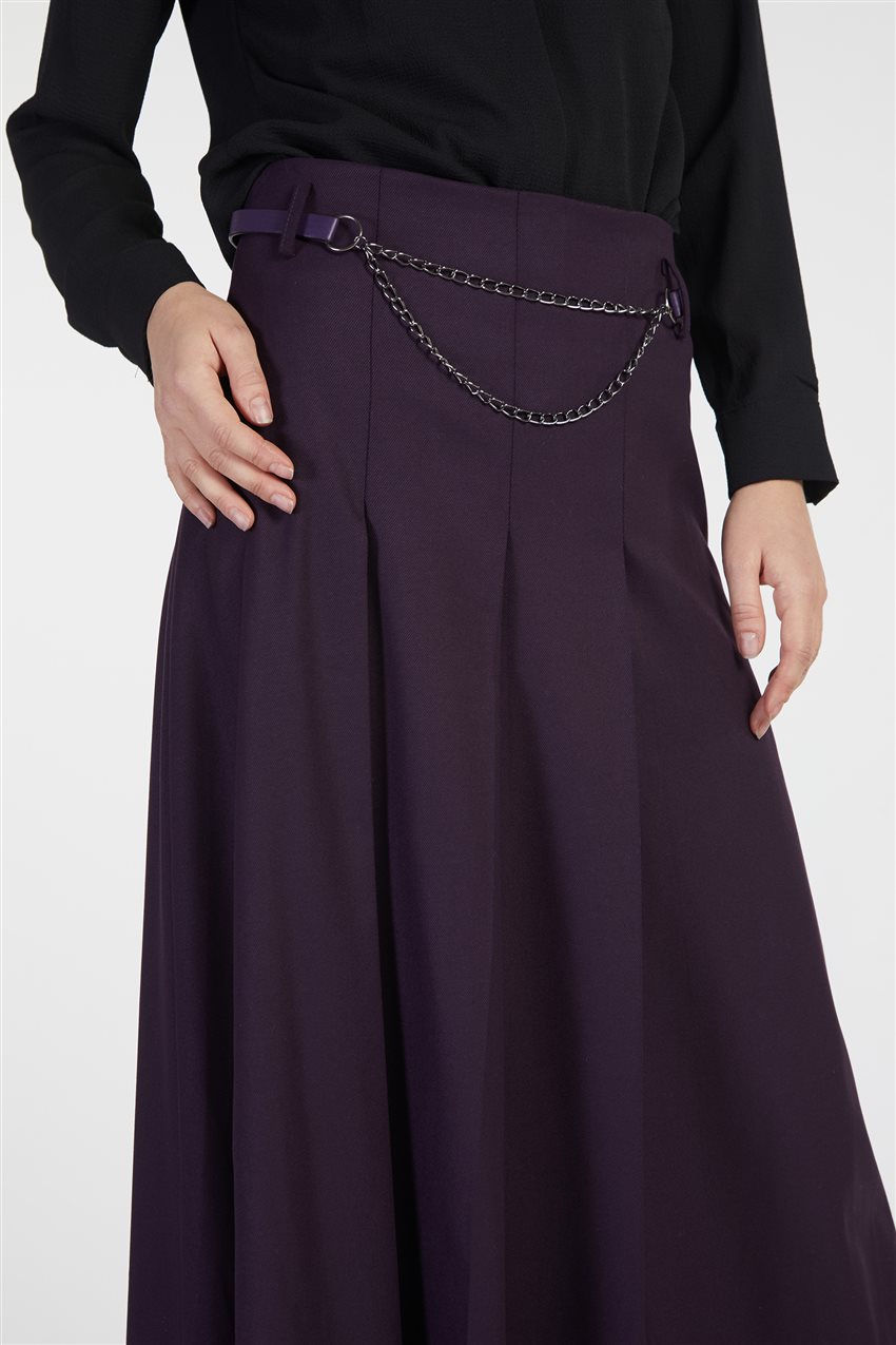 Skirt-Purple TK-Z3606-19