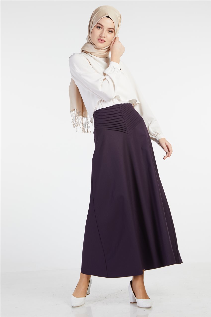 Skirt-Purple TK-Z3612-19