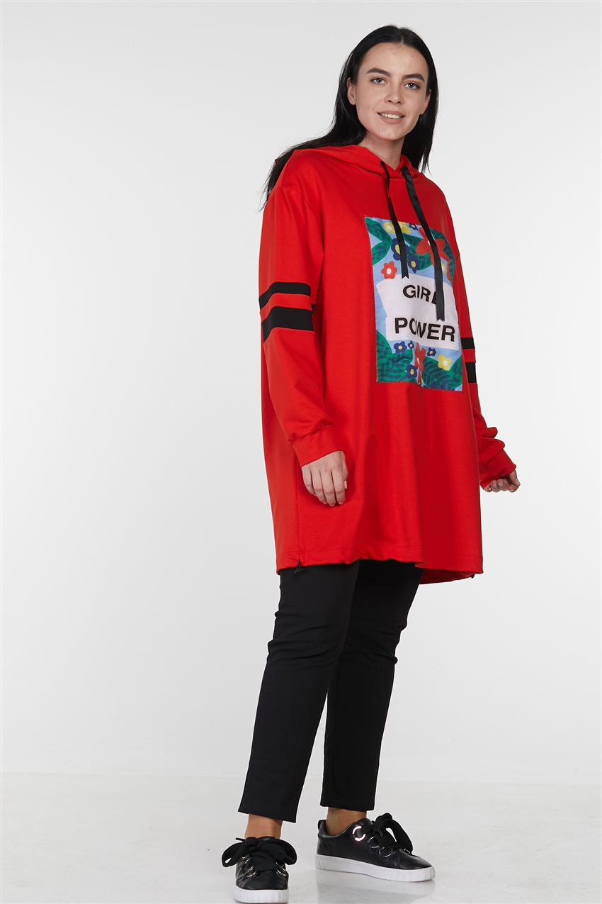 Sweatshirt-Red 19Y-MM21.0130-34