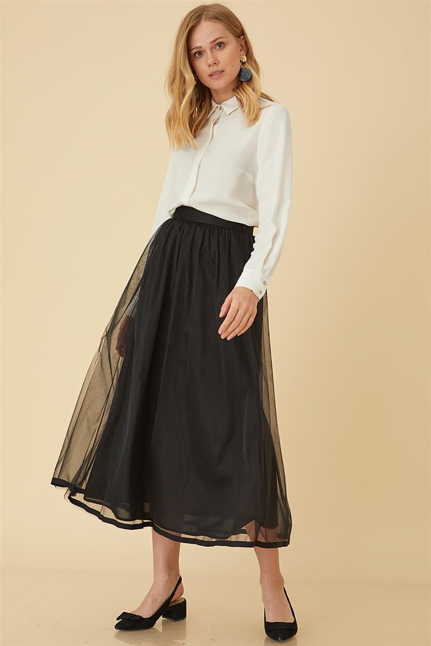 Skirt-Black KA-B9-12056-12