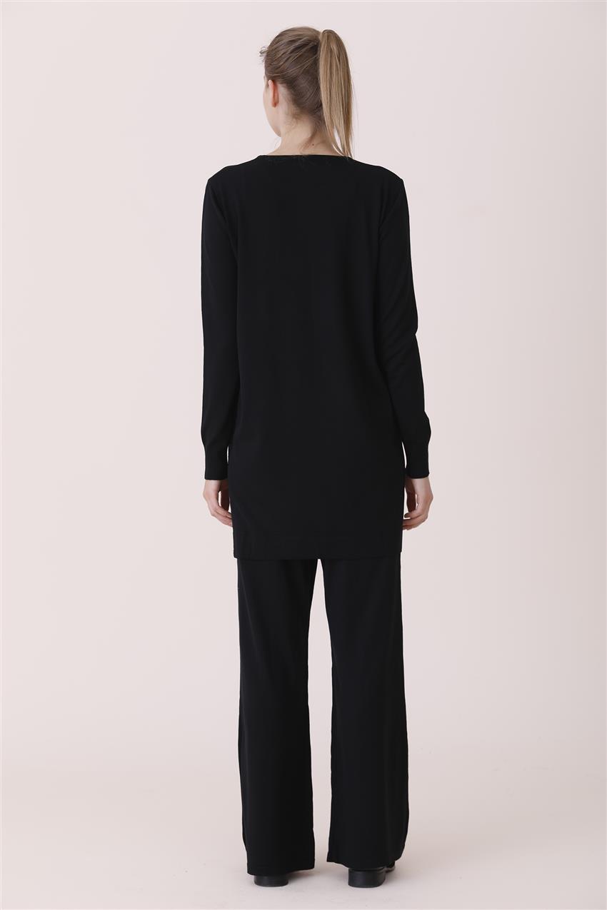 Knitwear Suit-Black 1129-01