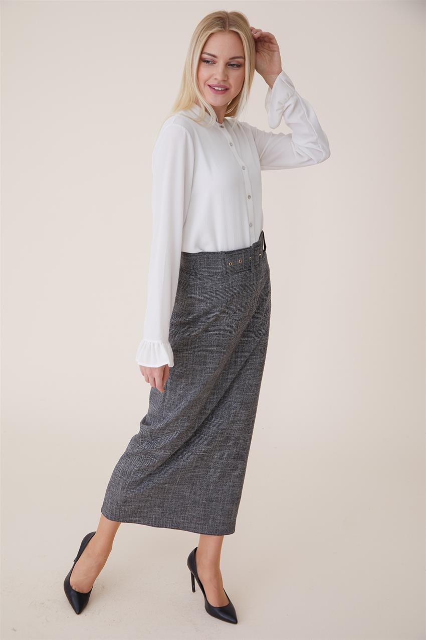 Skirt-Gray MS204-07