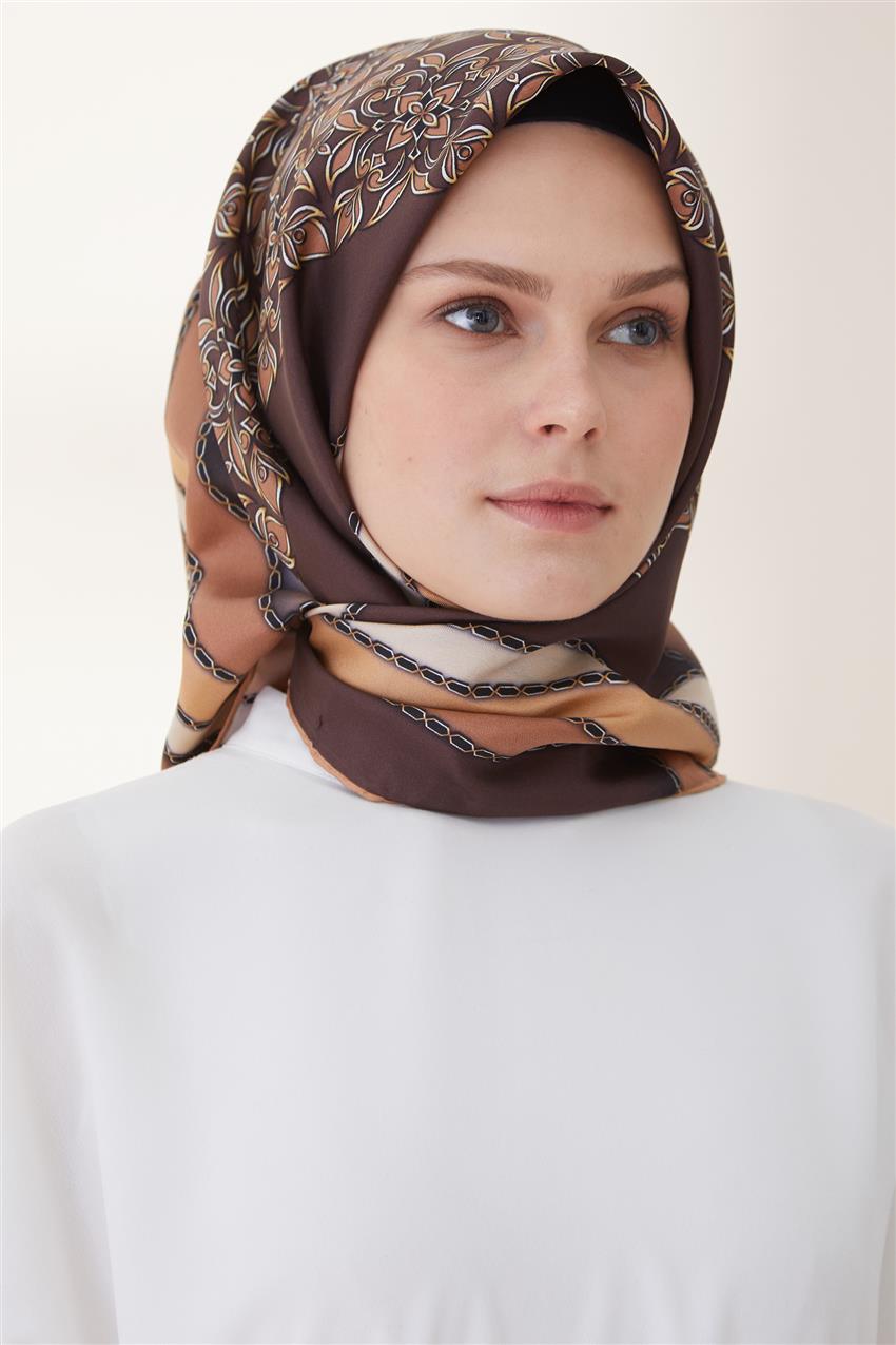 Scarf-Brown Gold 17100-6893