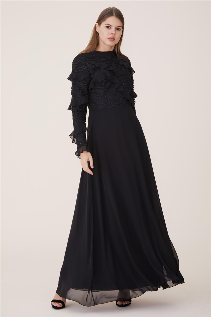 Siyah Elbise KA-A9-23030-12