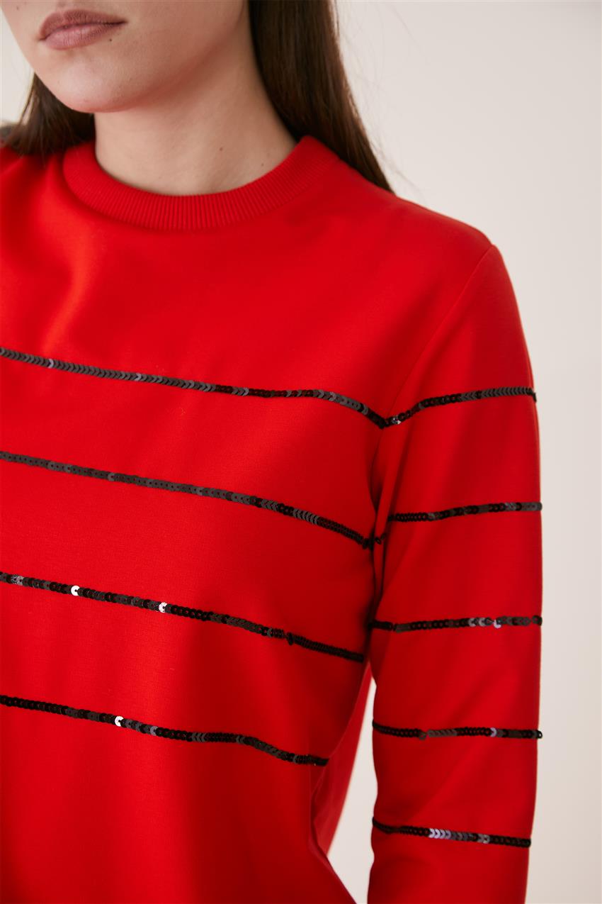 Sweatshirt-Kırmızı 19Y-MM21.0119-34