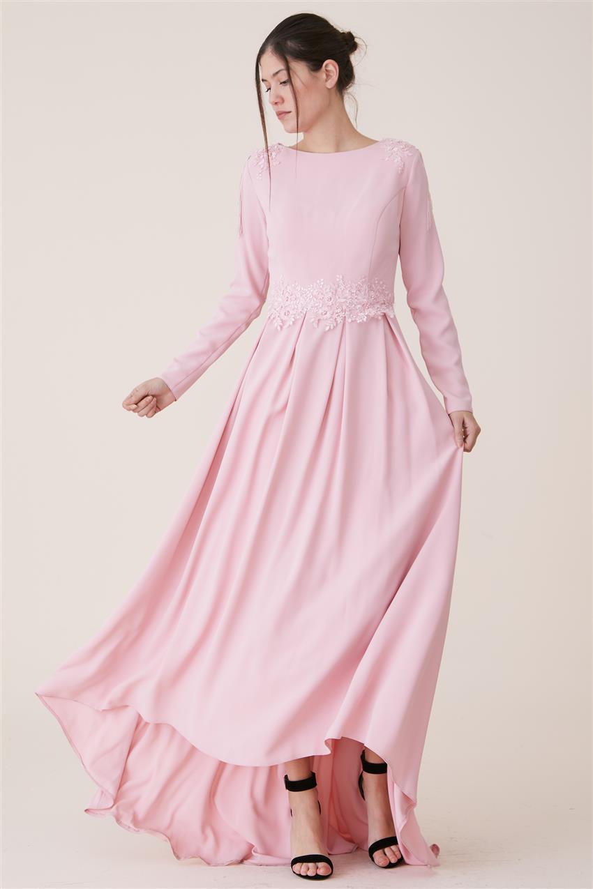 فستان سهرة فستان-لون البودرة ar-2188-41