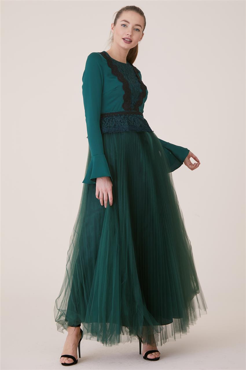 Evening Dress-Emerald KA-A7-23079-84