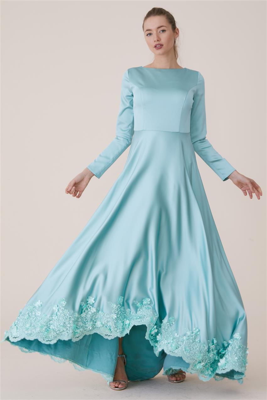 Evening Dress Dress-Aqua 2270-20