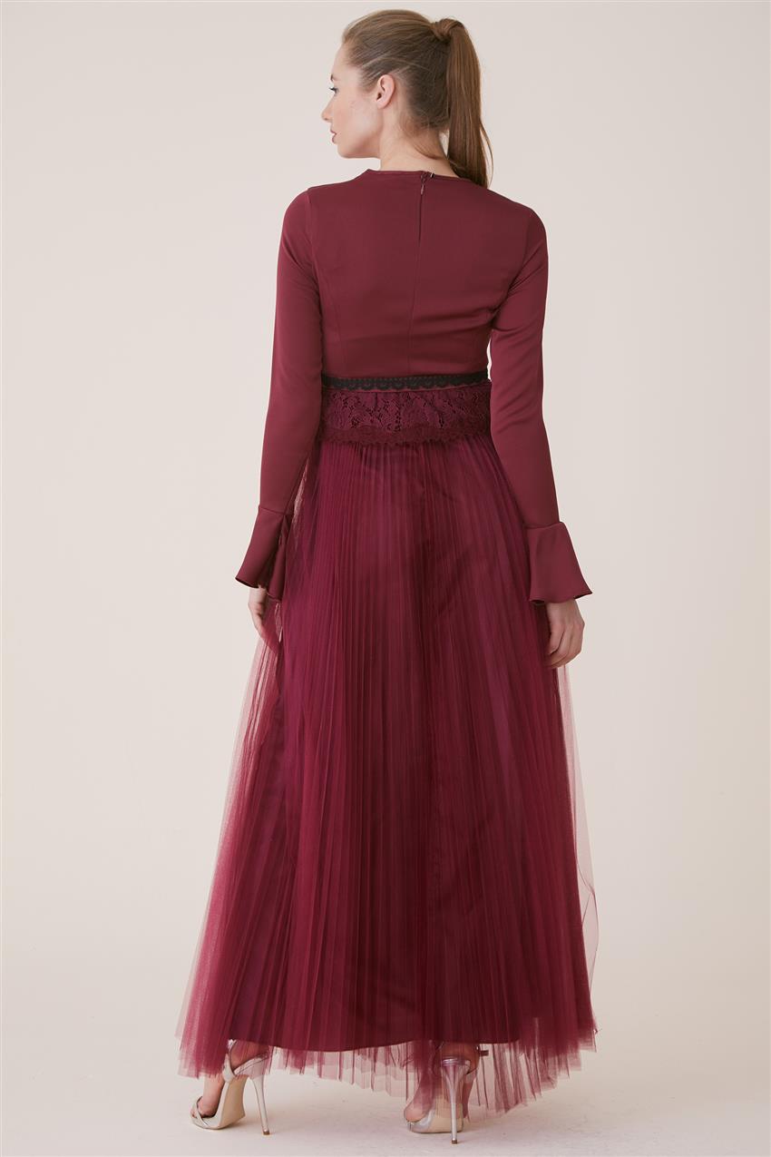 Evening Dress-Claret Red KA-A7-23079-26
