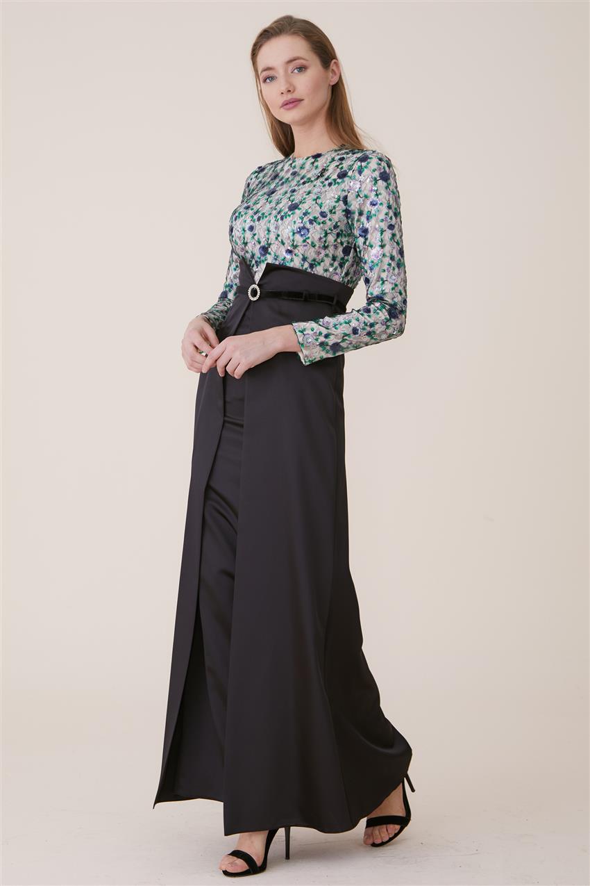 فستان أسود KA-A7-23053-12