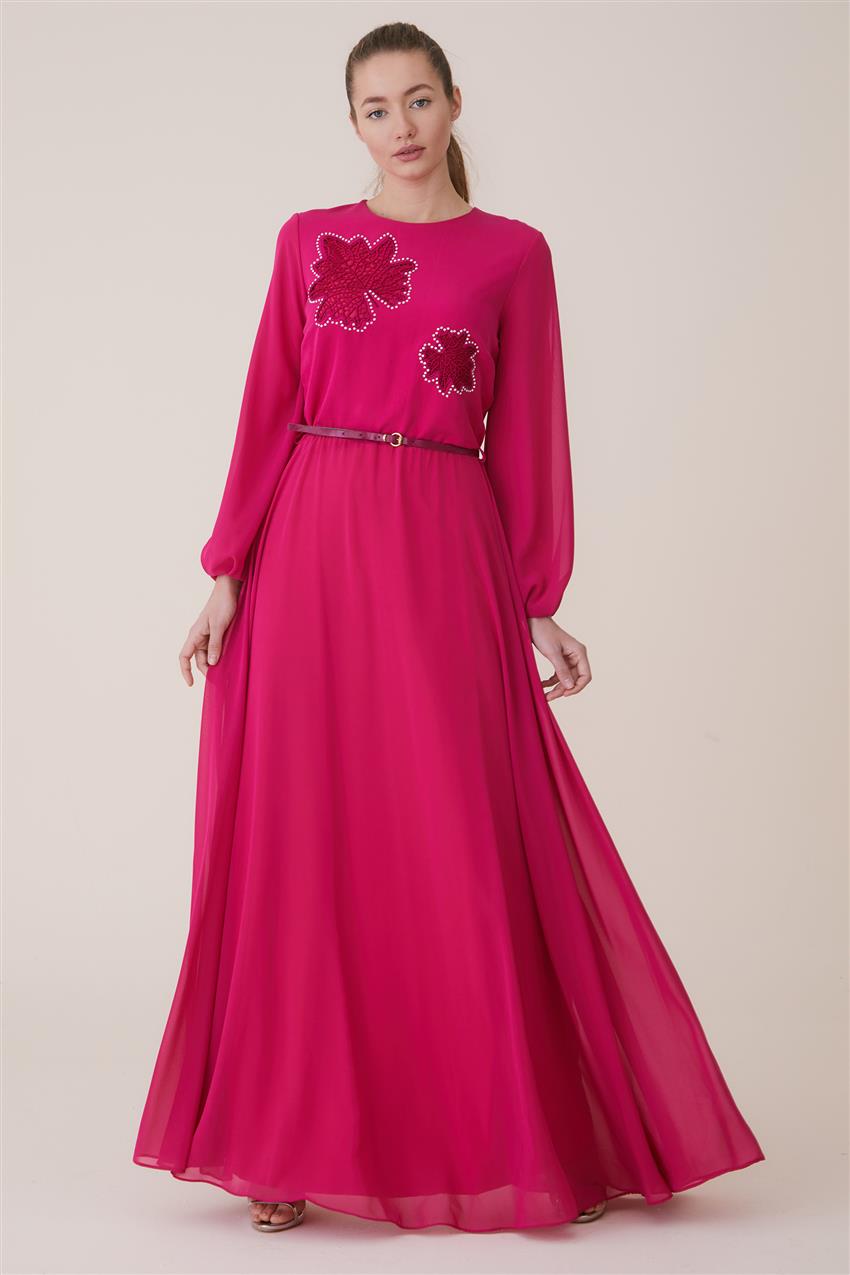 Evening Dress Dress-Fuchsia 2028-43