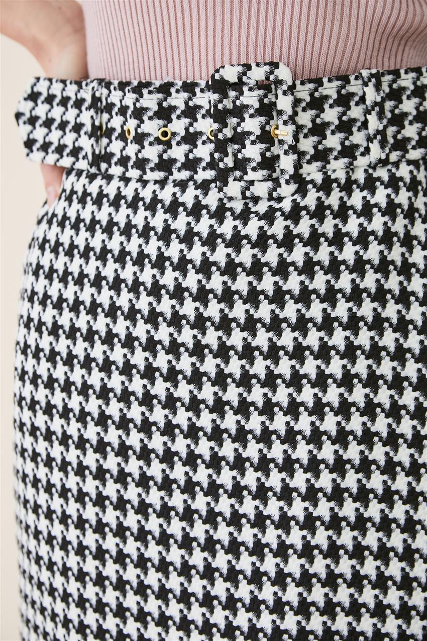 Skirt-Black White MS222-1202