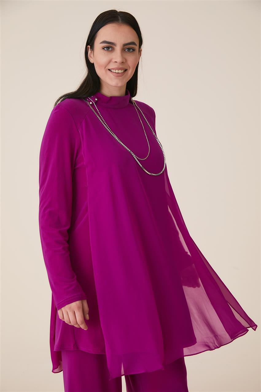فستان سهرة طقم-فوشي ar-9012-43