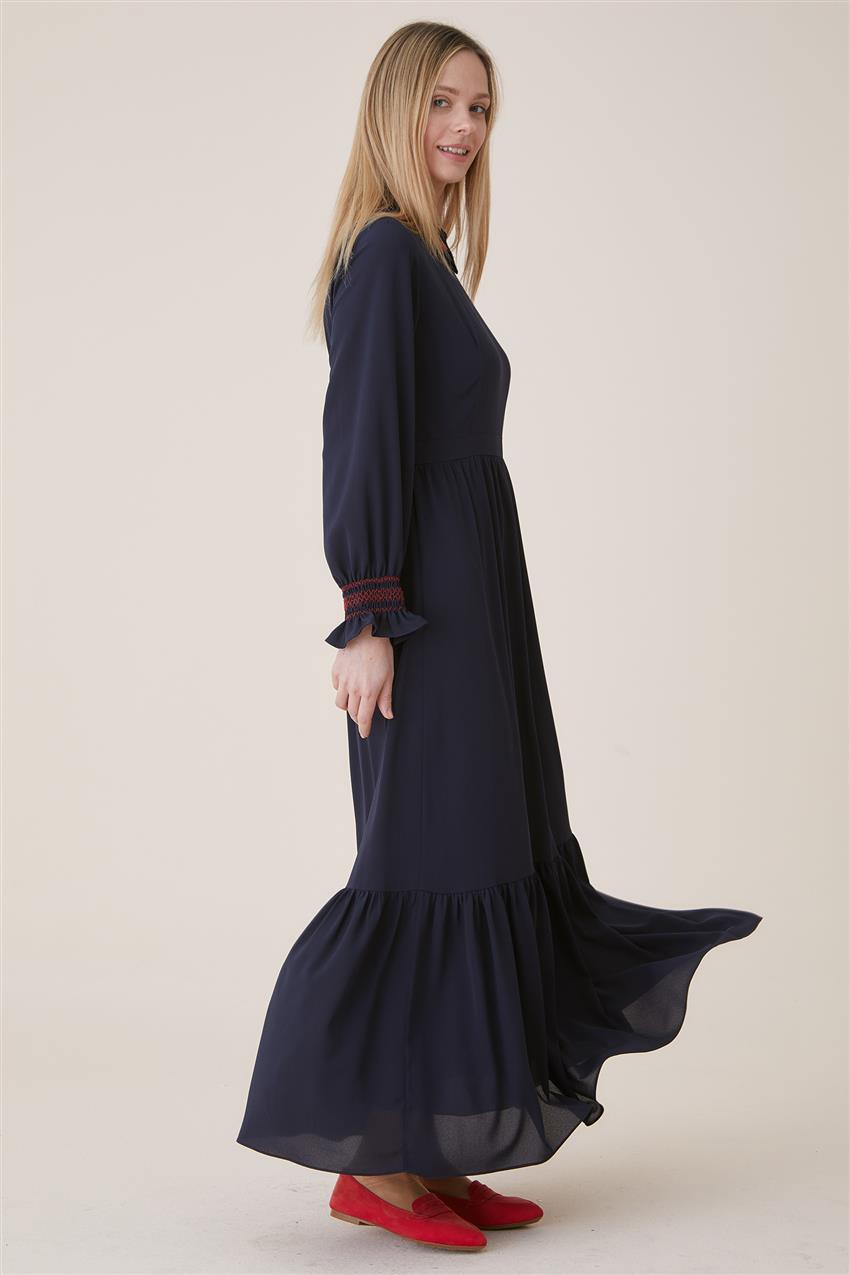 Lacivert Elbise KY-A9-83001-11