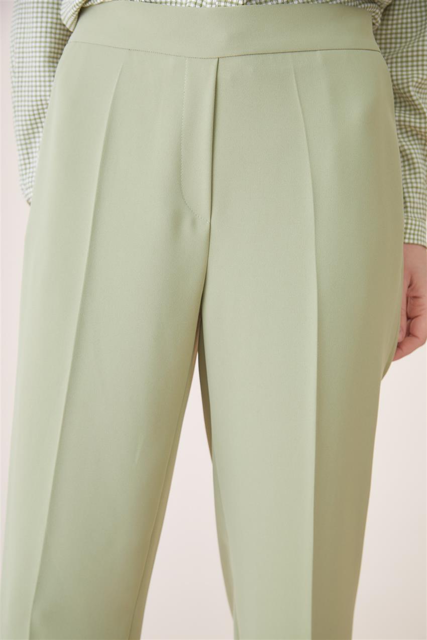 Ütülü Yeşil Pantolon 