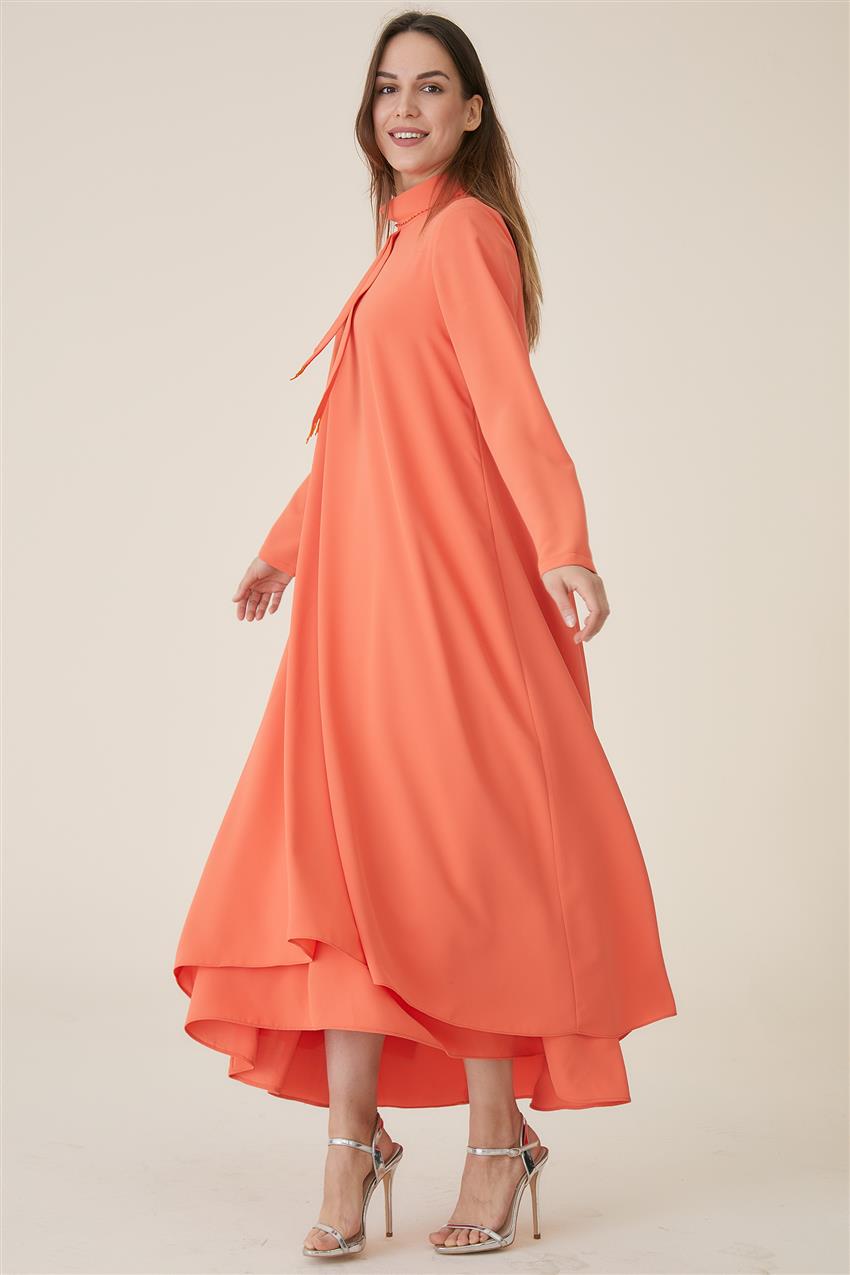 فستان-برتقالي TK-U7718-25