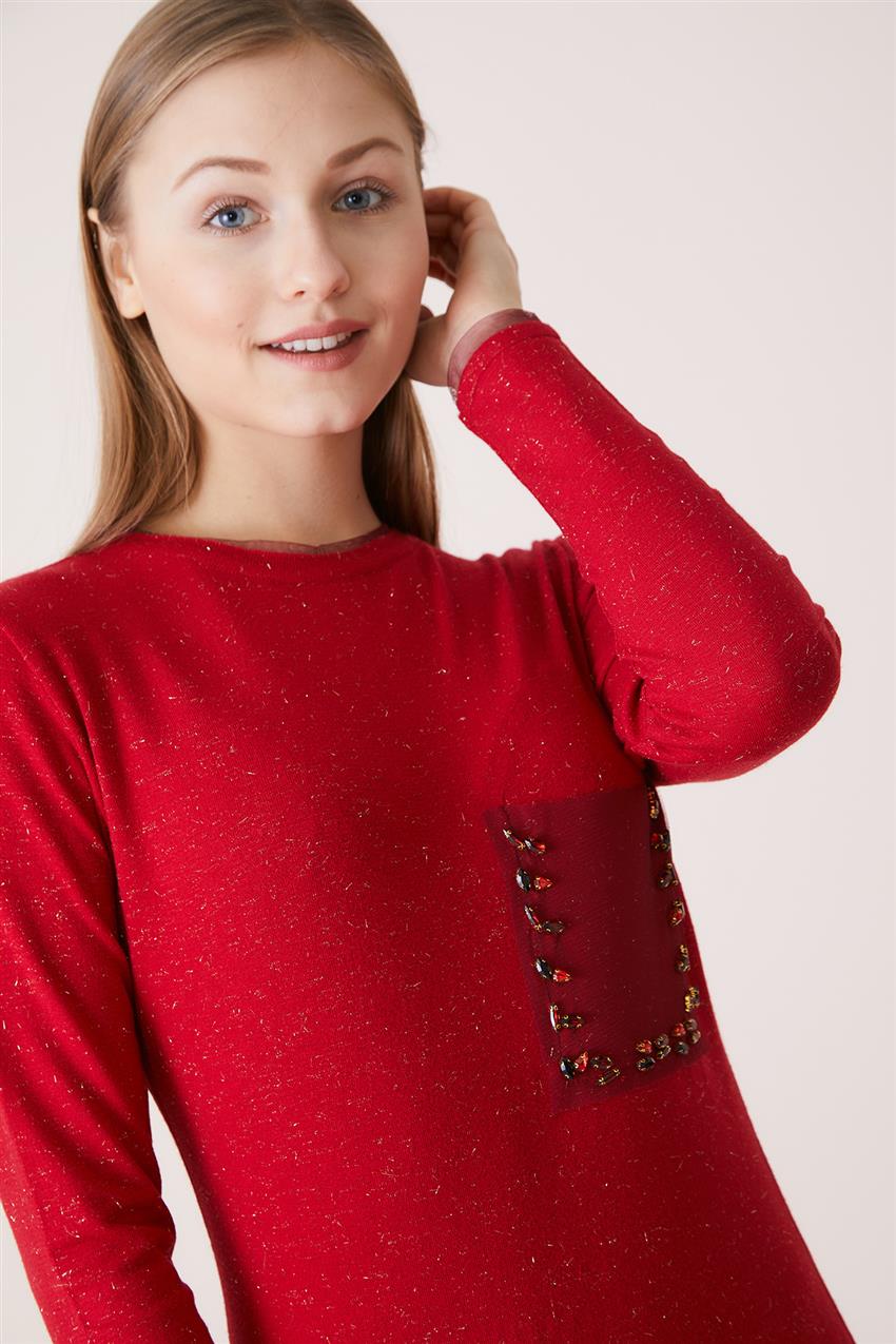 Blouse-Red 6215-34