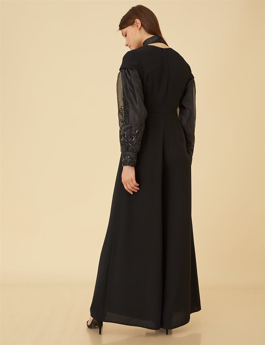 Siyah Elbise- Kayra-KA-B9-22016-12