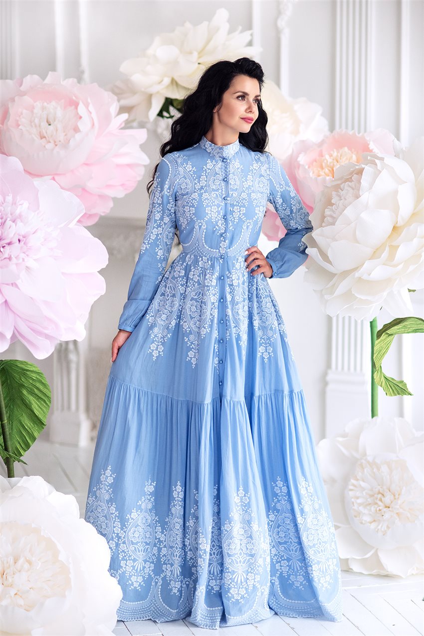 Blue Dream Dress-Blue 180126-70