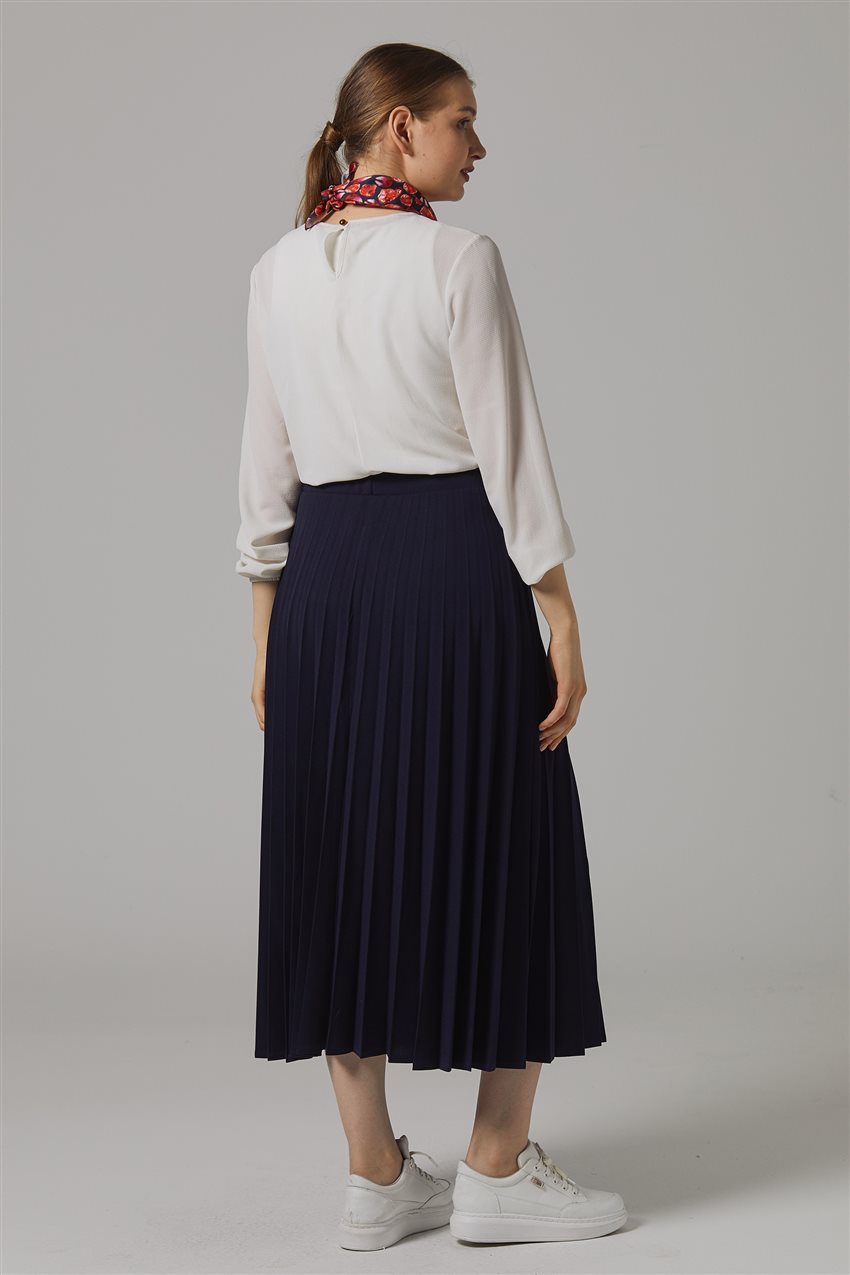 Skirt-Navy Blue-MS116-11