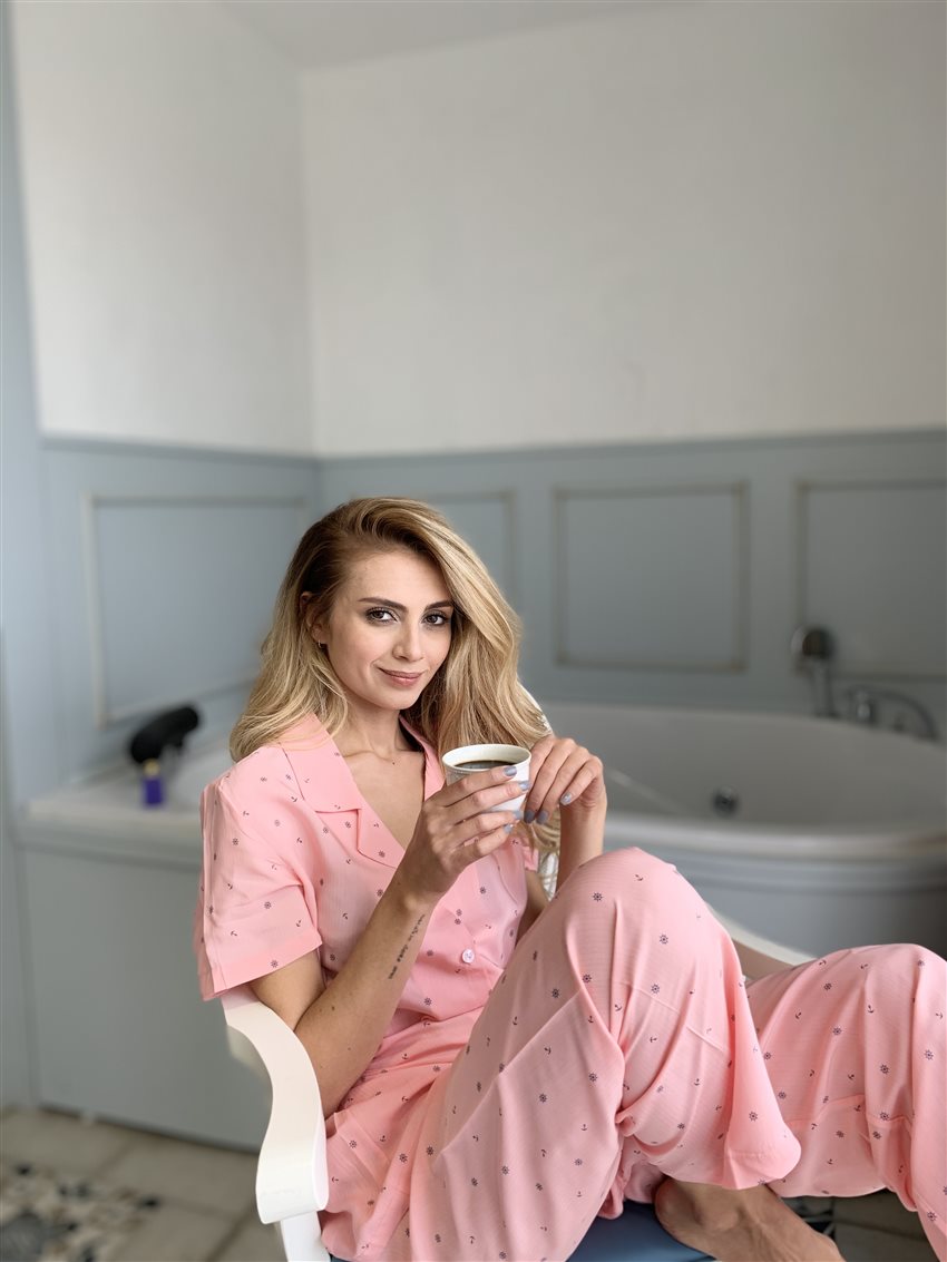 Pijama Takımı-Pembe 1017-42