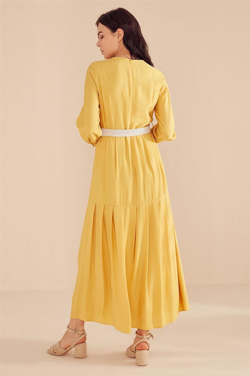 Sarı Elbise KA-B20-23071-03