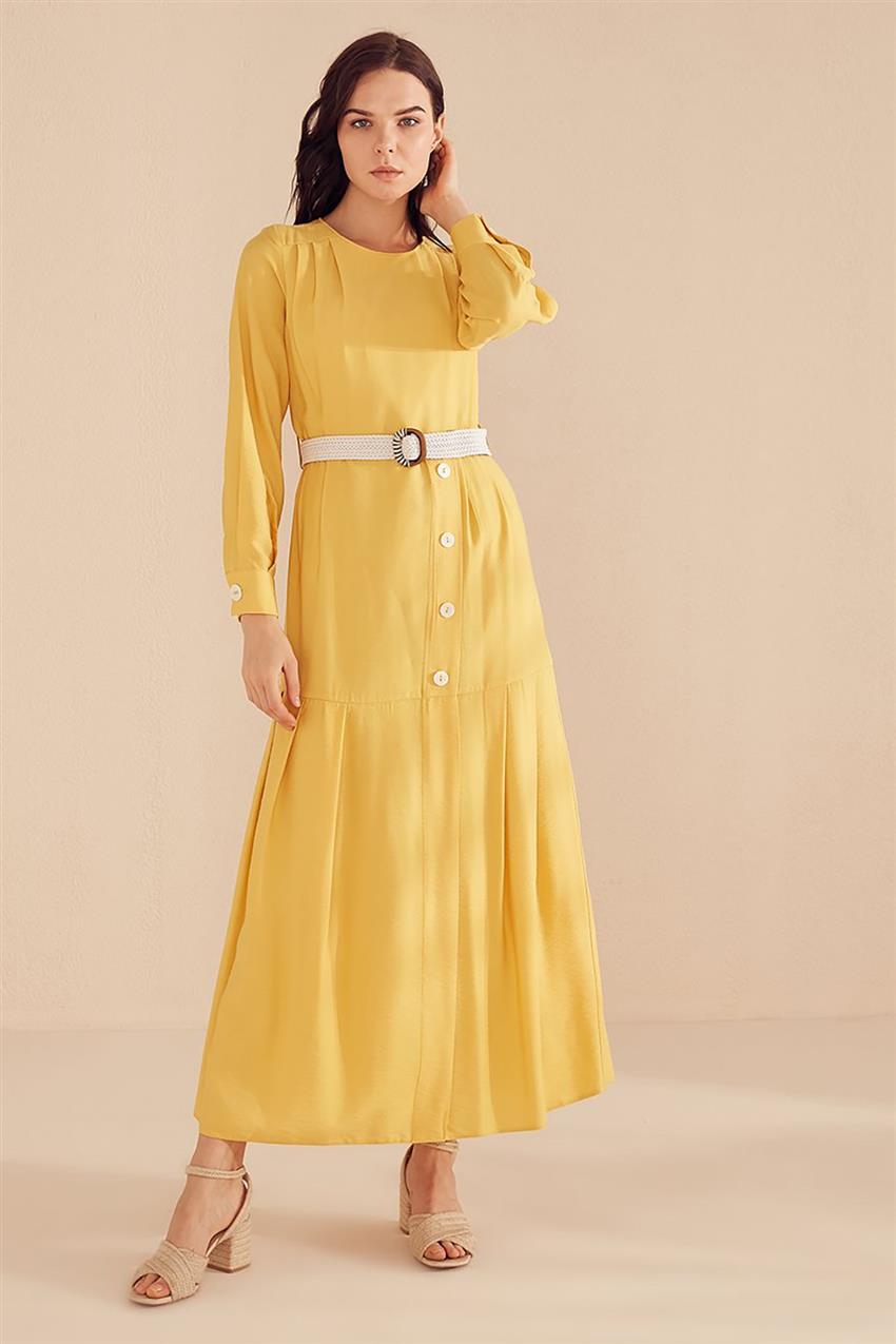 Sarı Elbise KA-B20-23071-03