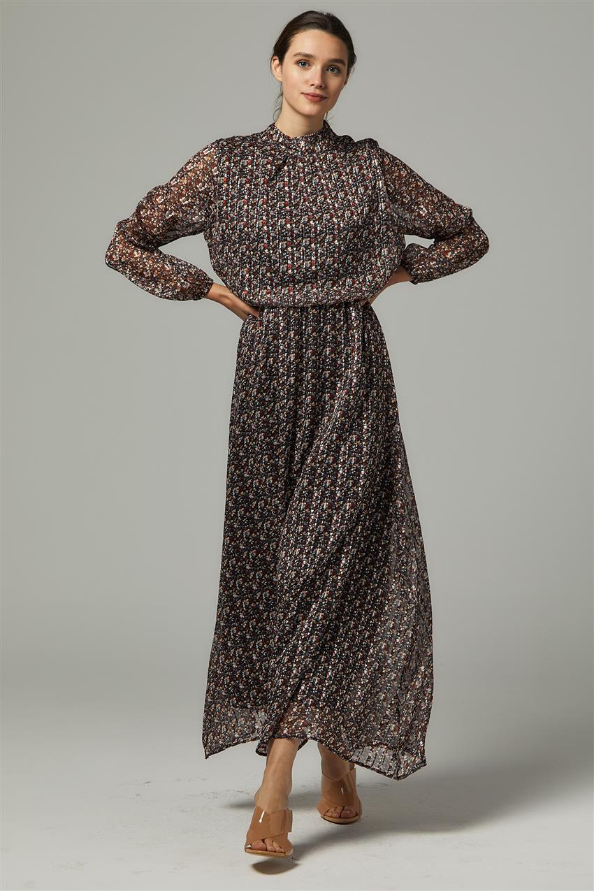 فستان-بوردو 67-1618