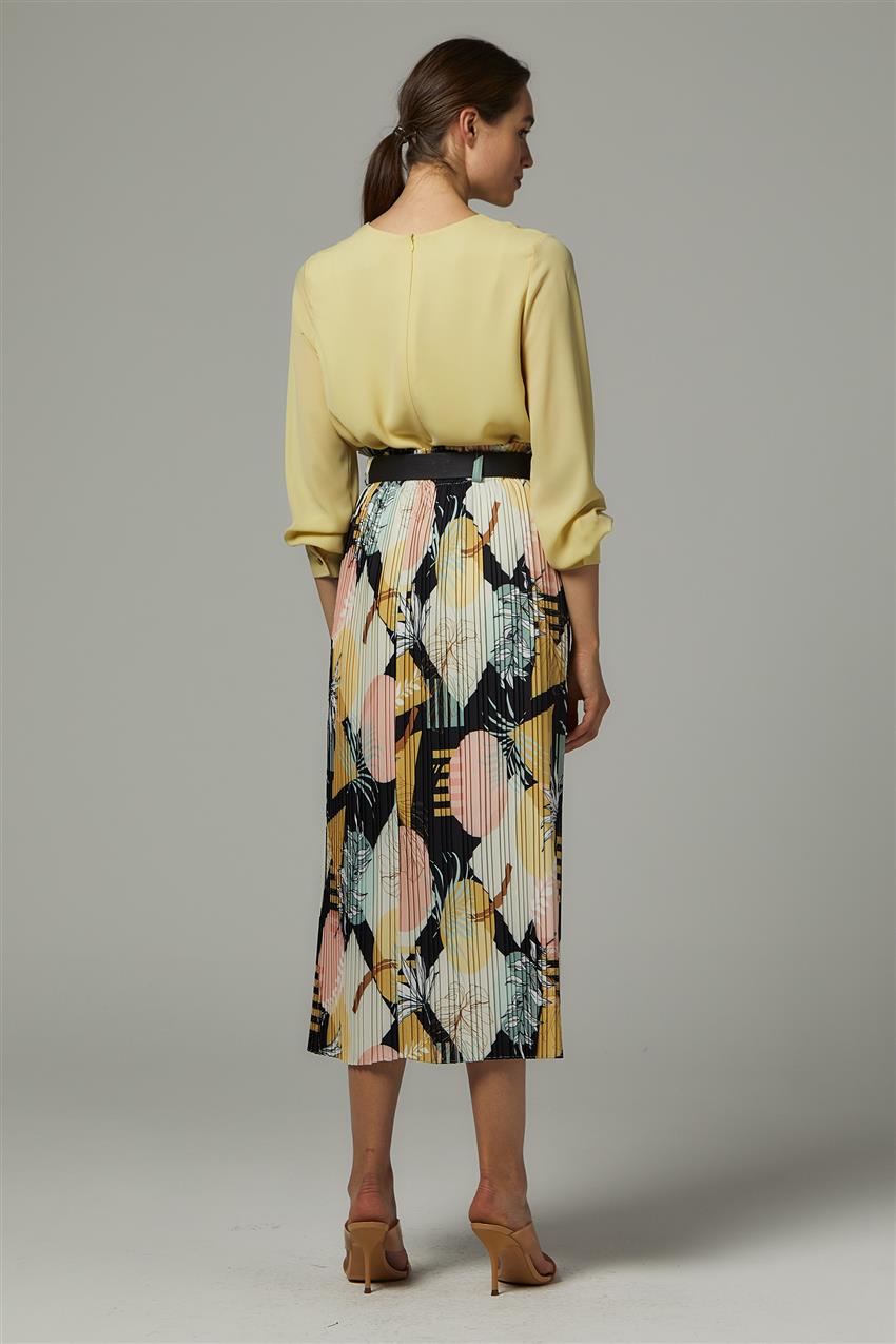 Skirt-Mustard MS255-50