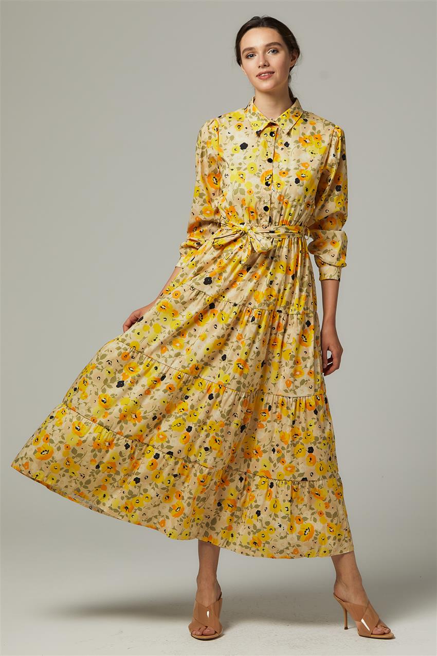 فستان-أصفر MS5162-03