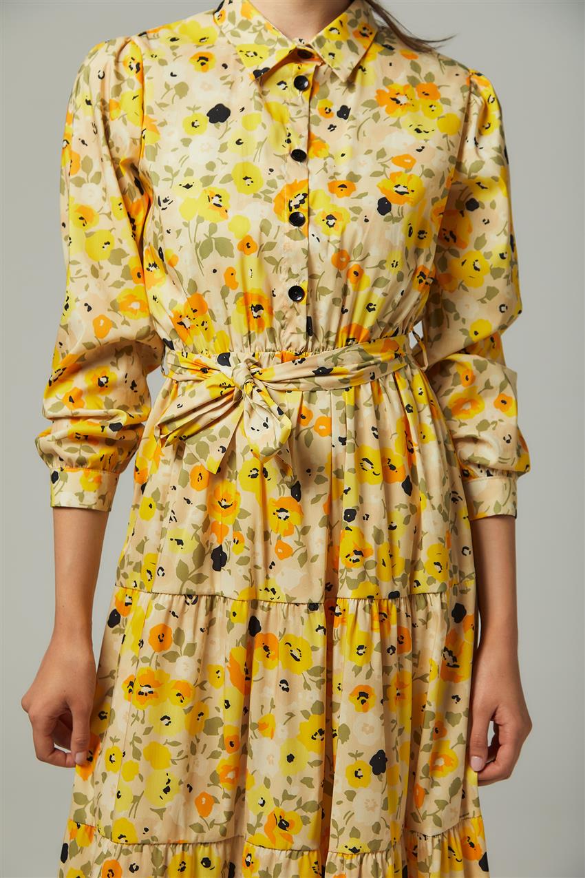 فستان-أصفر MS5162-03