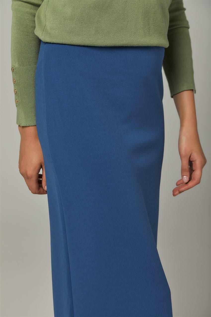 Skirt-İndigo MS651-39