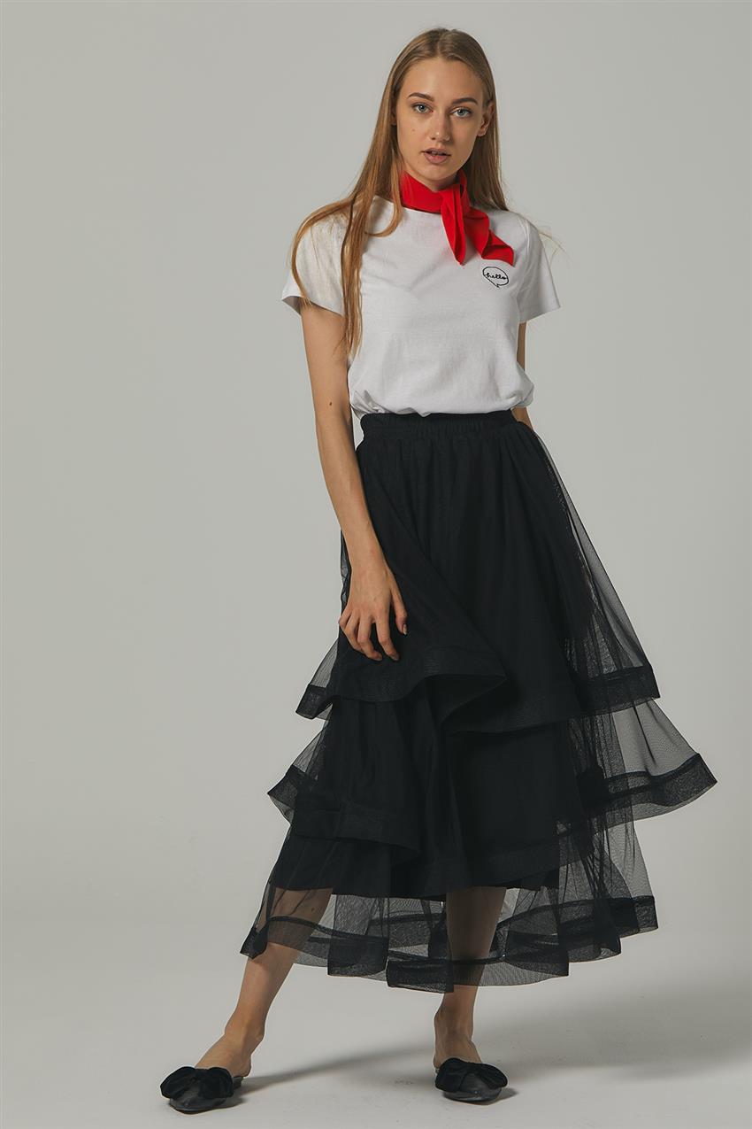 Skirt-Black MS146-12