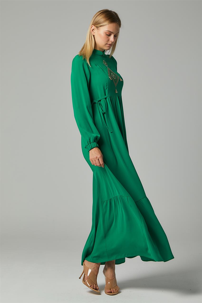 DO-B20-63016-30-25 فستان-أخضر