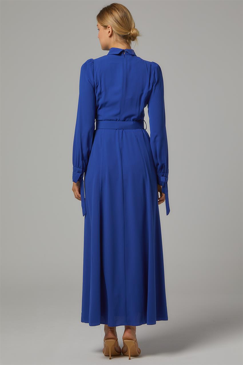 DO-B20-63018-74-74 فستان-أزرق غامق