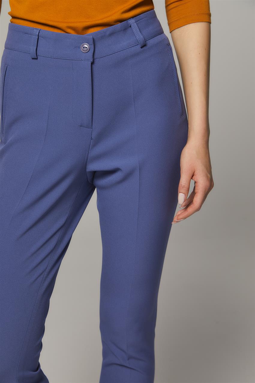 Short narrow trousers pants blue SZ-5173-70