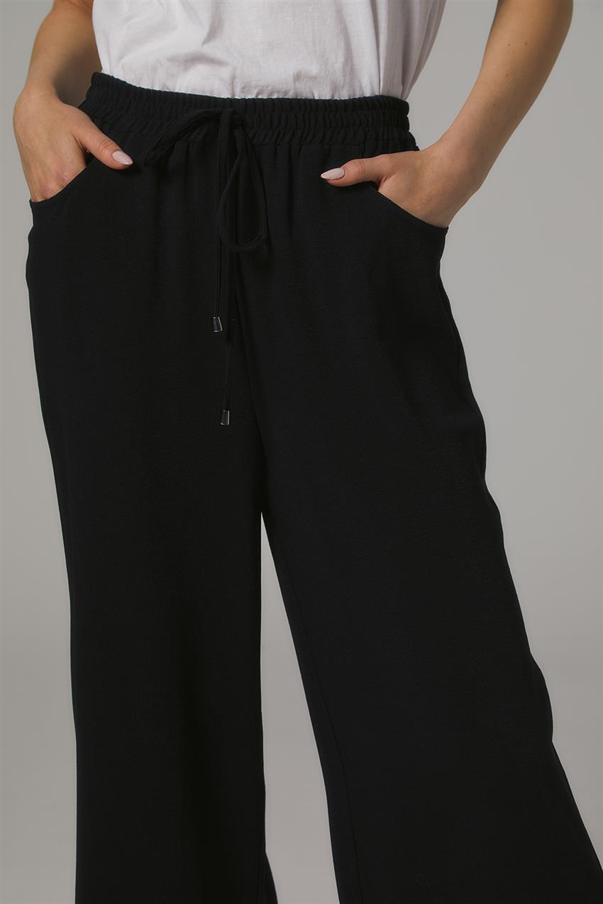 Oval Pocket Short Pants Ceren Black SZ-5178-01