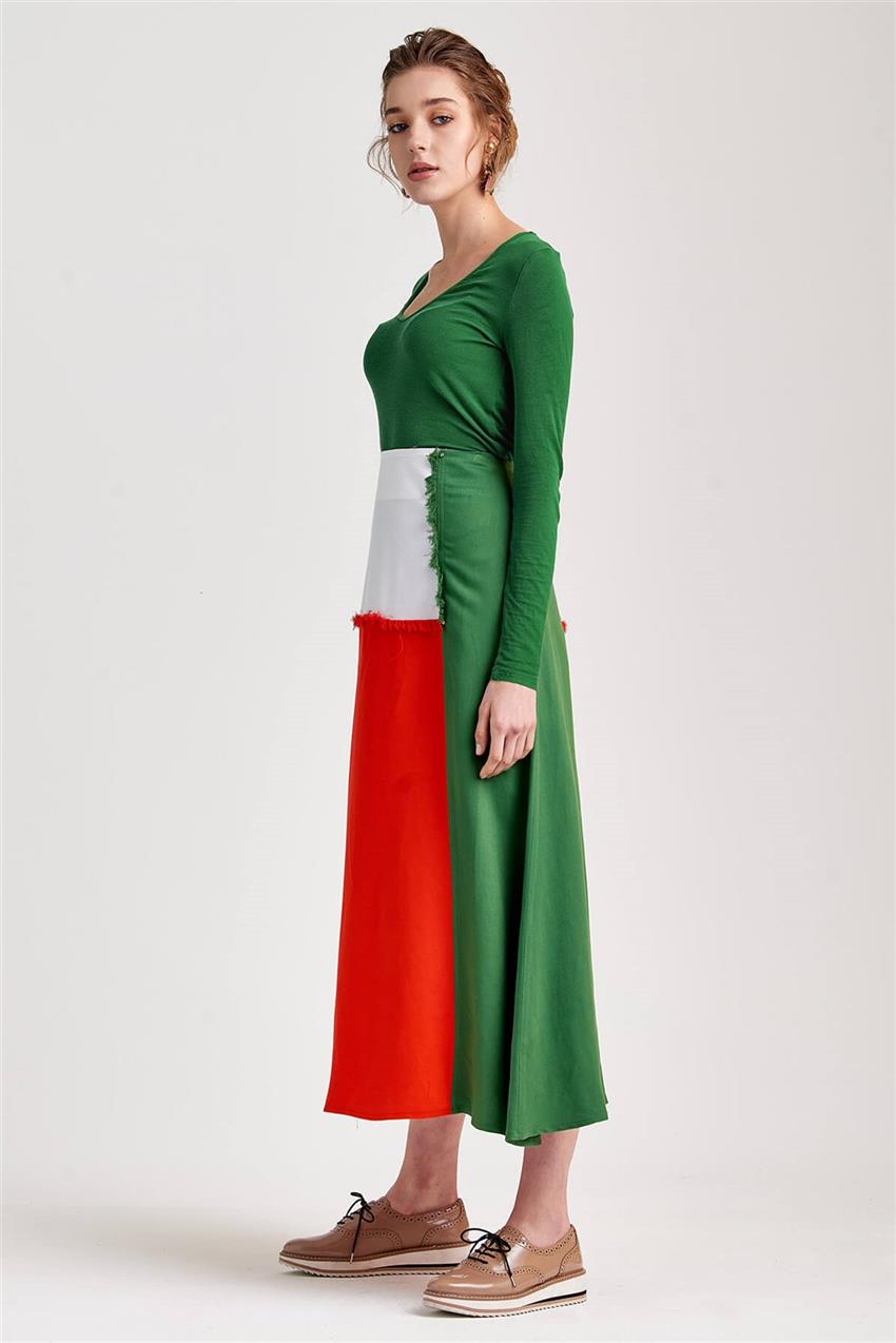 Red White Green Skirt V20YETK20028