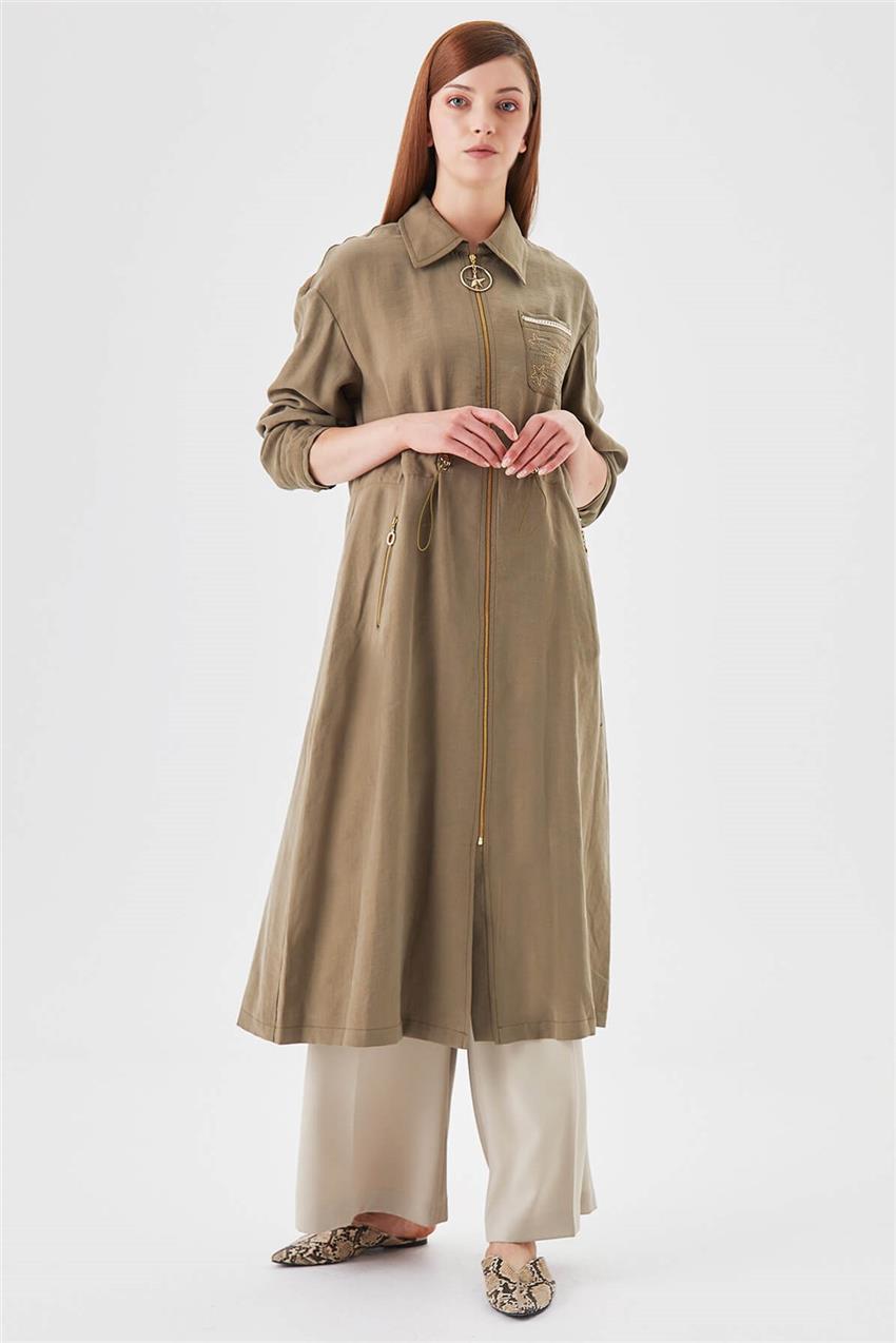 Khaki Trench Coat F6901