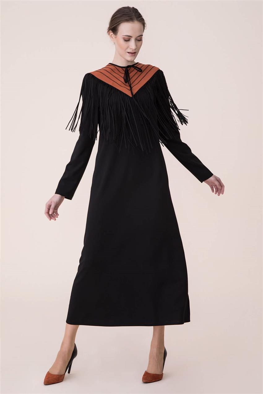 V19KELB17006-01 فستان-أسود