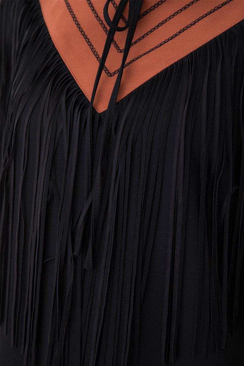 V19KELB17006-01 فستان-أسود