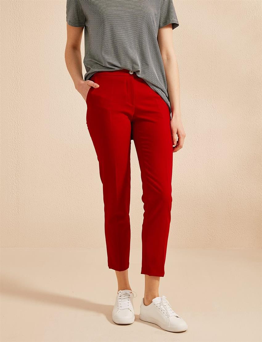 Klasik Kırmızı Pantolon 