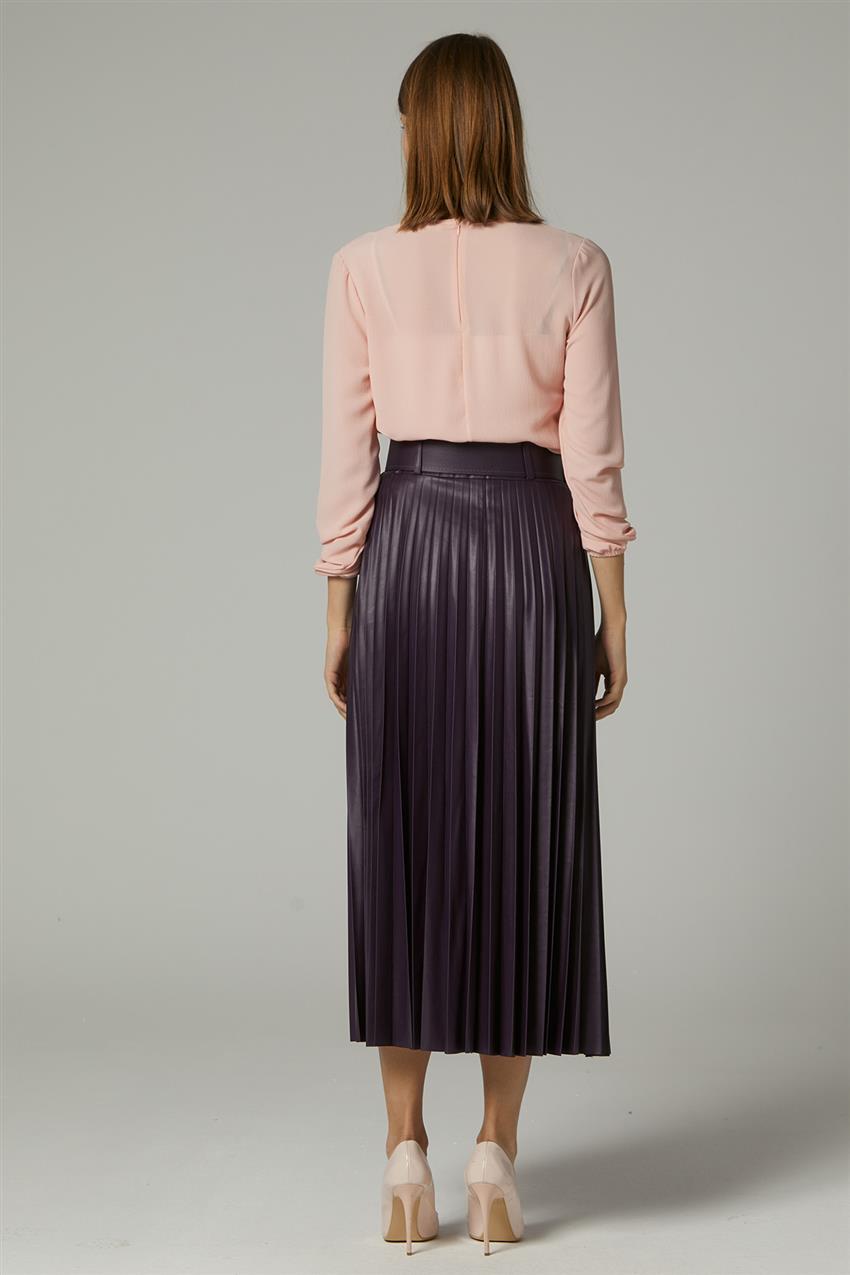 Skirt-Plum MS259-29