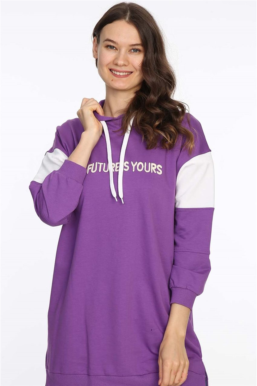 Sweatshirt-Purple 607-45