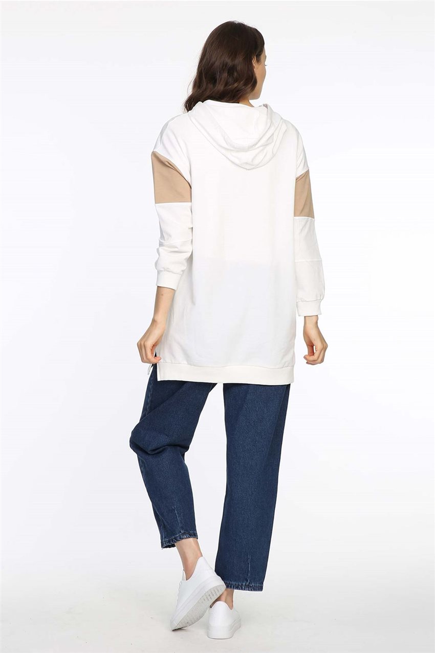Sweatshirt-White 607-02
