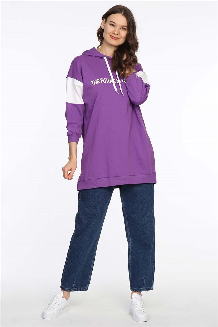 Sweatshirt-Purple 607-45